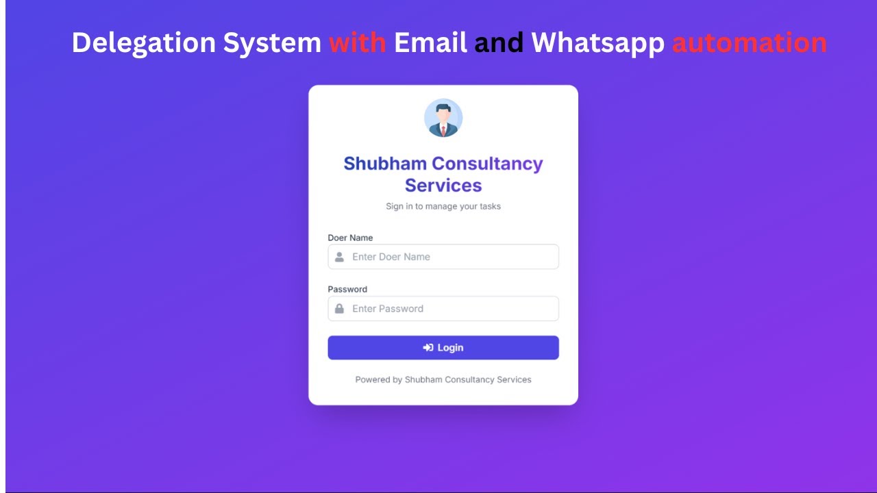 Delegation System || How to assign a task in delegation system with ...