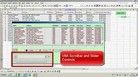 Using VBA Scrollbar And Slider Control To Select Listbox Items