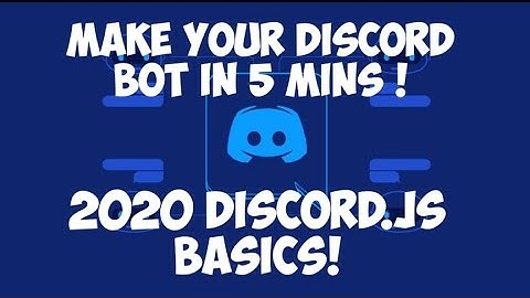 Make Discord bot in 5 Mins (2020) Discord.js | Episode 1