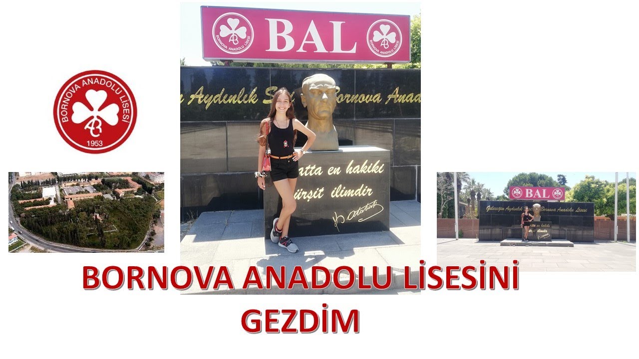 Bornova Anadolu Lisesini Gezdim