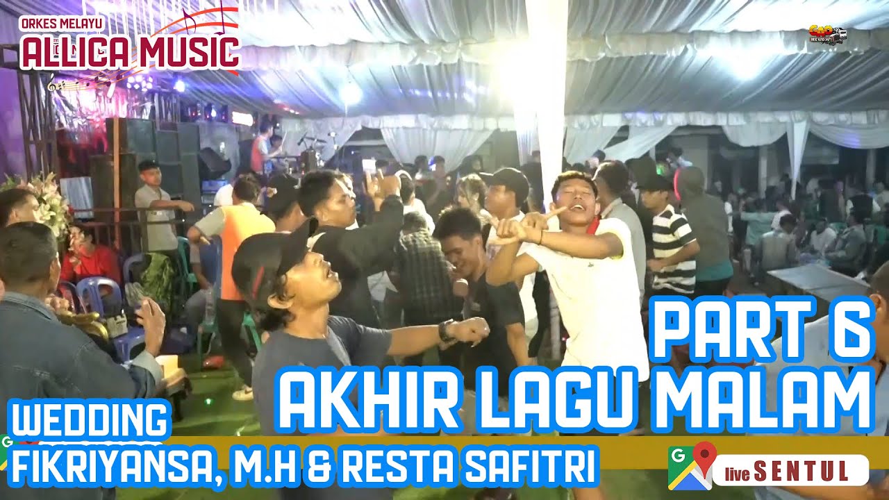 AKHIR PART 6 MALAM OM ALLICA MUSIC DESA SENTUL TANJUNG BATU || WD FIKRIYANSA, M.H. & RESTA SYAFITRI