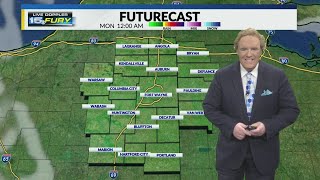 Very cold night will lead to warmer weather for the upcoming holiday week