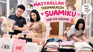 TIME TO UNBOX THE CLOTHES FROM MY BELOVED HUSBAND🩵🛍️🛒
