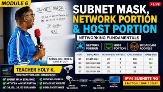 SUBNET MASK EXPLAINED | Network Portion, Host Portion, CIDR /24 /25 /26 /27 | Networking & CCTV