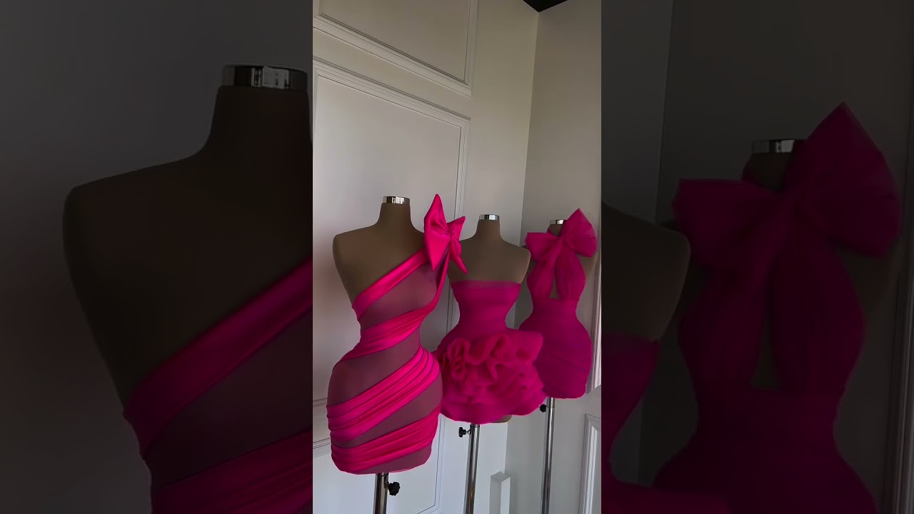 To order this enchanting hot pink collection, send us a DM at @reineecouture