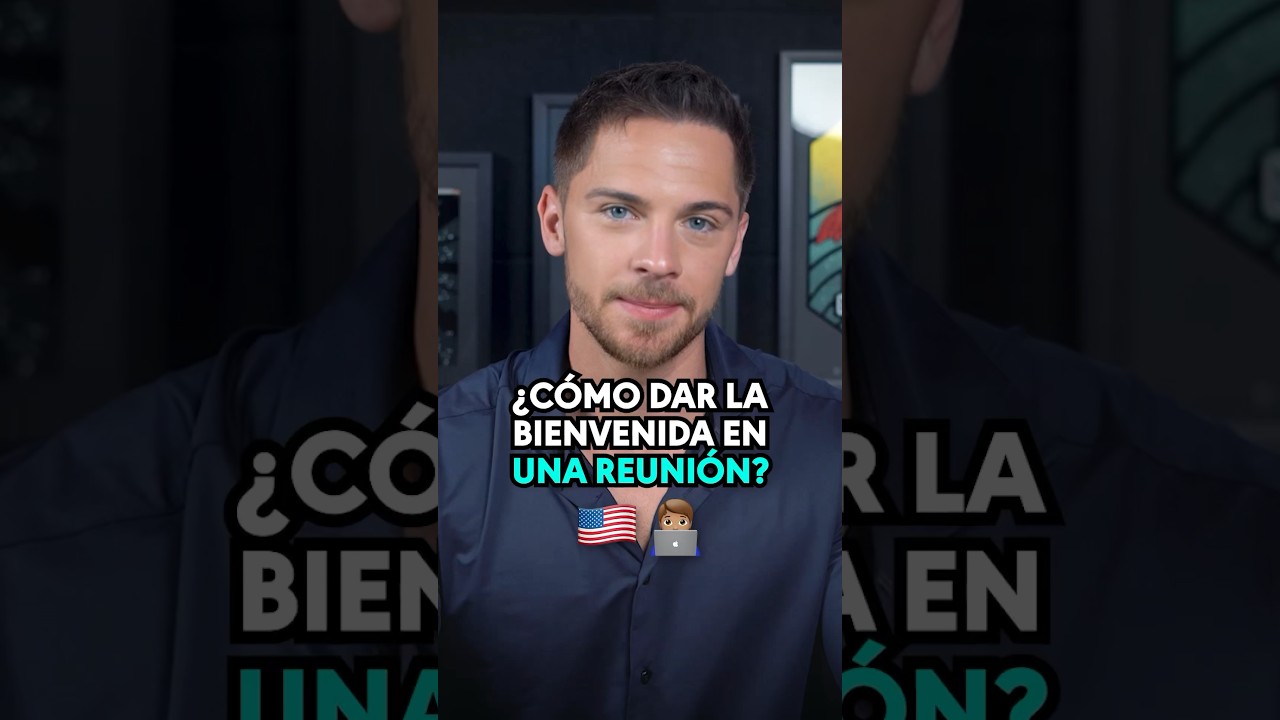 ¿Cómo dar la BIENVENIDA en INGLÉS en una reunión?💼⁣