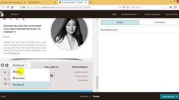 MailChimp block add remove.