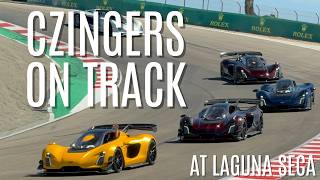 9 Czinger 21Cs Take To the Track At Laguna Seca During Car Week 2026