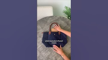 De GEHEIME Longchamp vouw-HACK tutorial!! #luxe #mode #longchamp #hack #tutorial