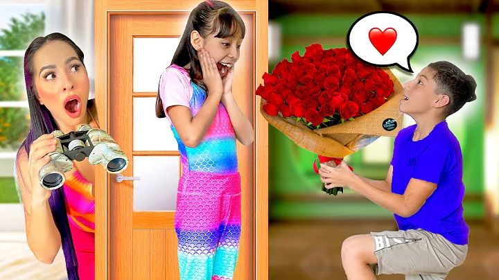 24 HORAS ESPIANDO A DANIELITA Y A SPAY Son novios?...