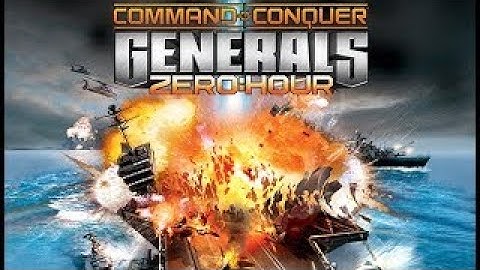 C&C: Generals Zero Hour (1 vs 7 Hard) - Laser General, 10k