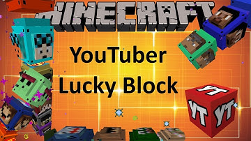 MINECRAFT: YOUTUBER LUCKY BLOCK MOD (1.8.9 MOD SHOWCASE)