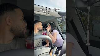 He thought he was slick with the straw move #couples #prank