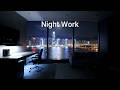 Hong Kong Night Focus – Deep Work Lofi Music with City Skyline (3 Hours)