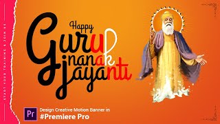 Gurpurab motion Banner design | Guru Nanak Jayanti