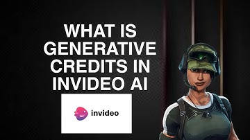 Wat zijn generatieve credits in InVideo AI?
