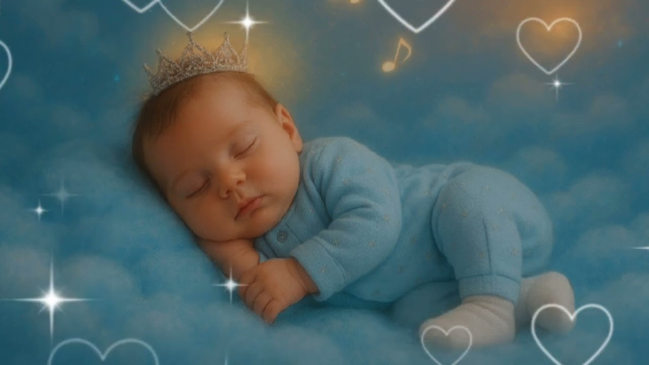 Relaxing Lullaby for Fast Sleep | Gentle Music for Brain Development & Stress Relief🌛🎶