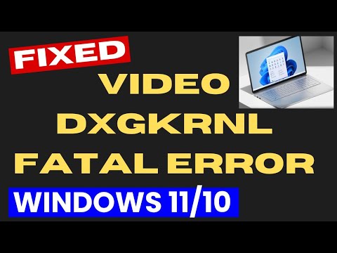 WORKSHOP DELAY V3クローン(試奏動画あり) How to Fix VIDEO_DXGKRNL_FATAL_ERROR in Windows 11 - YouTube