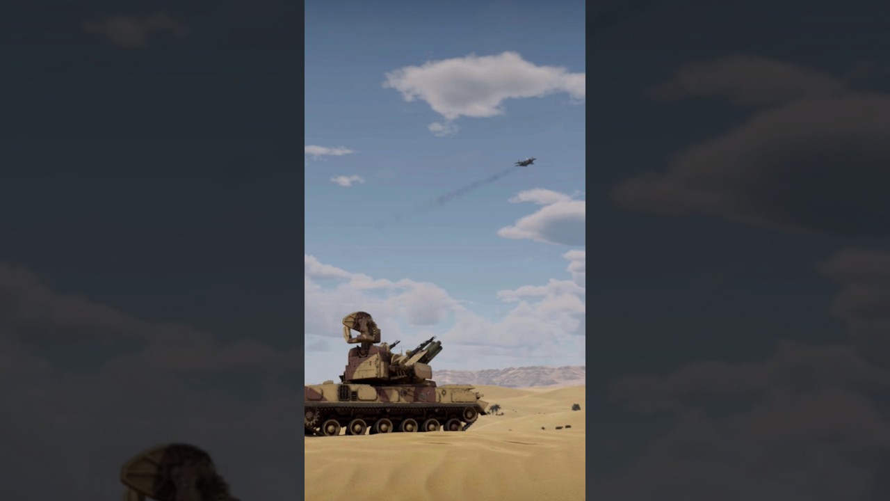 Russian Auto Air Defense Tracks an F-15 Eagle!