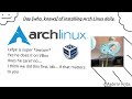 Day 531 of installing Arch Linux daily