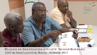 Cooperation cycliste entre le Suriname et la Guyane