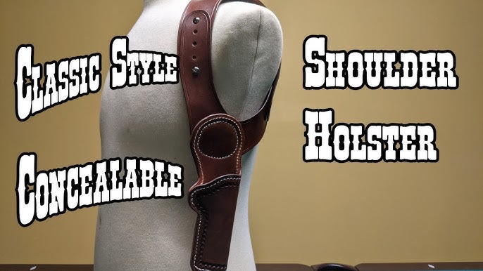 Making a shoulder holster classic, old school, concealed carry gun leather - YouTube making-a-shoulder-holster-classic-old-school-concealed-carry-gun-leather-youtube