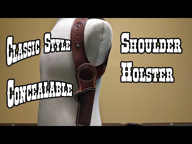 Making a shoulder holster classic, old school, concealed carry gun leather - YouTube making-a-shoulder-holster-classic-old-school-concealed-carry-gun-leather-youtube