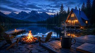 Tranquil Nature Retreat 🌿 Soft Piano and Fire Sounds for Relaxation and Productivity