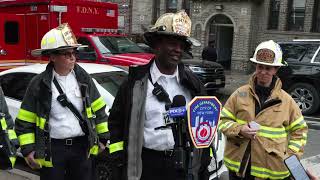 FDNY officials provide update on all-hands fire in the Bronx