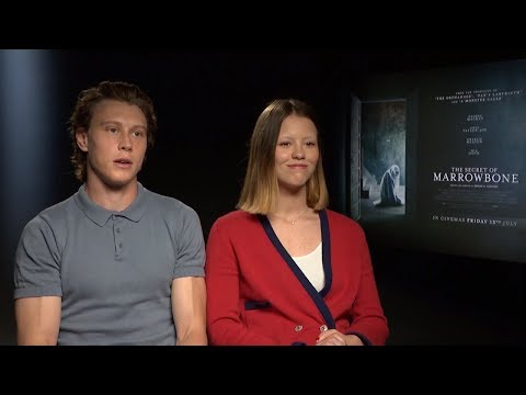 George Mackay, Mia Goth and Sergio G. Sanchez on The Secret of Marrowbone