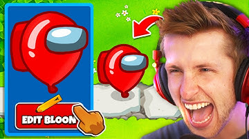 CUSTOM BLOON 1v1 BATTLE! (Custom Bloons Mod in BTD 6)