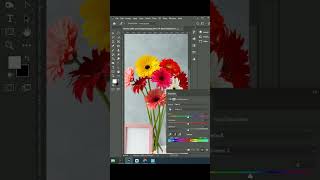 Discover the Secret Art of Flower Color Editing in Photoshop - HaideraliGFX - Short Video #design