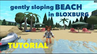 How to make a BEACH in Bloxburg | Placing things on the bottom of a pool | TUTORIAL