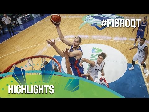 New Zealand v France - Highlights - 2016 FIBA Olympic Qualifying Tournament - Philippines