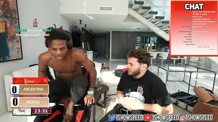 Speed and Adin casually talking about Messi and Ronaldo's junk 😭😭😭