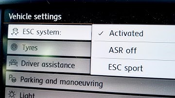 VW Golf MK7 (5G) ESC sport mode activation #OBDeleven