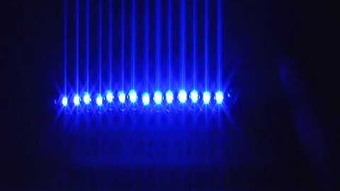 Arduino BlueLED ナイトライダー