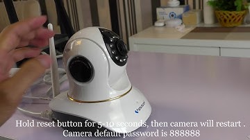 How to Reset VStarcam Security Camera C38S to Factory Default