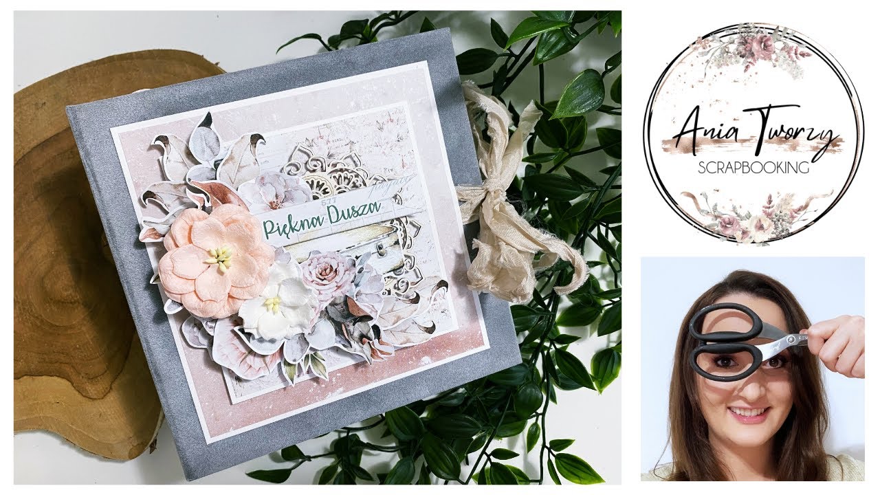 Oryginalny prezent z okazji osiemnastych urodzin - album Florabella - scrapbooking Ania Tworzy