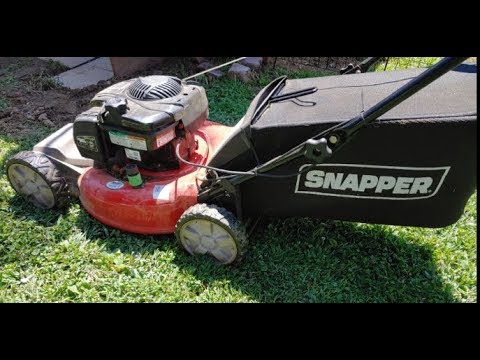 How to Start Snapper Self-Propelled Lawnmower