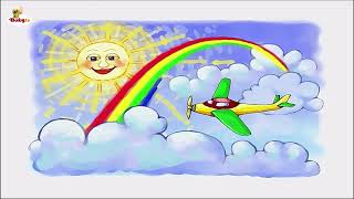 Babytv art airplane