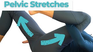 4 Pelvic Floor Stretches that Relax TIGHT Pelvic Floor Muscles |  PHYSIO Beginners Routine
