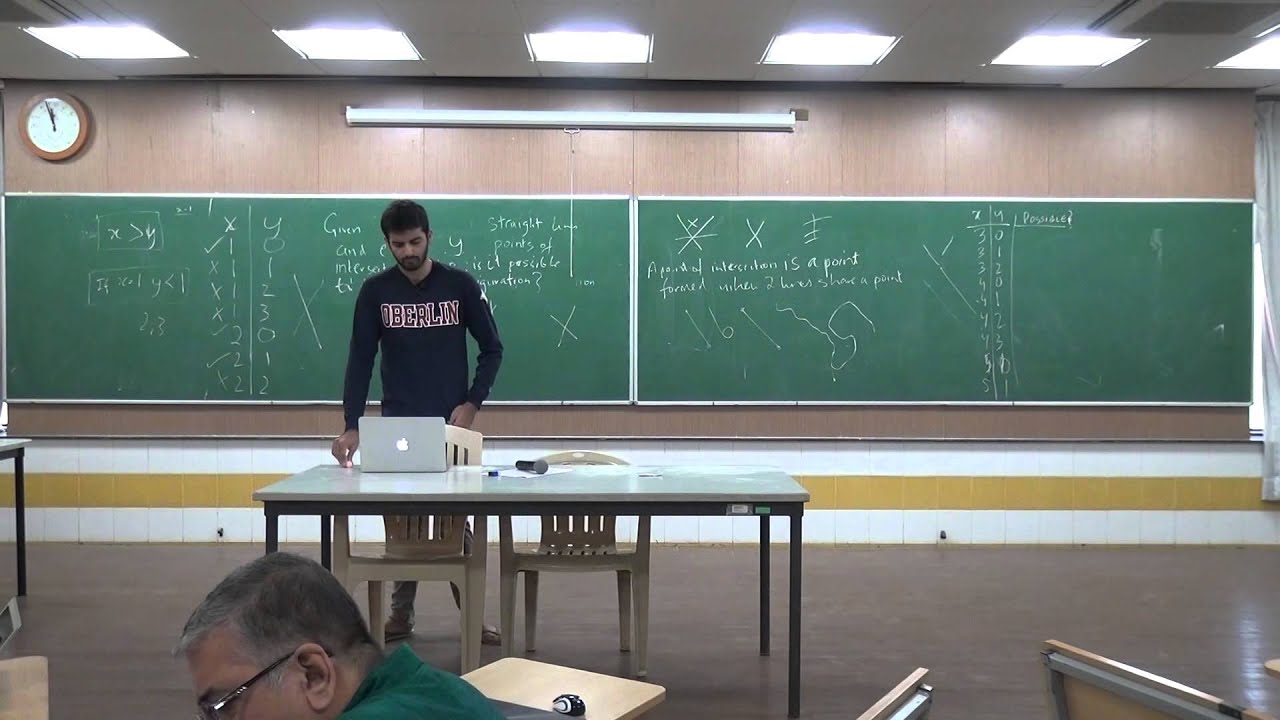 IIE 2015 Session 9 - Straight Lines and Intersections - YouTube