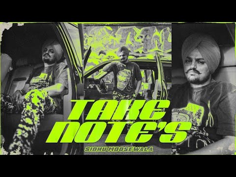 TAKE NOTES (official Audio) Sidhu Moose wala latest Punjabi songs 2025