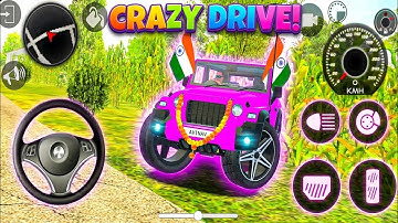 Modified Mahindra Thar😈Games:Indian Thar (Gadi Wala Games) Car Game Android Game - And roid Gameplay