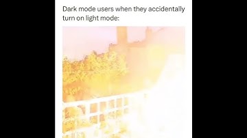 Dark mode users when they accidentally turn on light mode: #meme #shorts #ytshorts #youtubeshorts