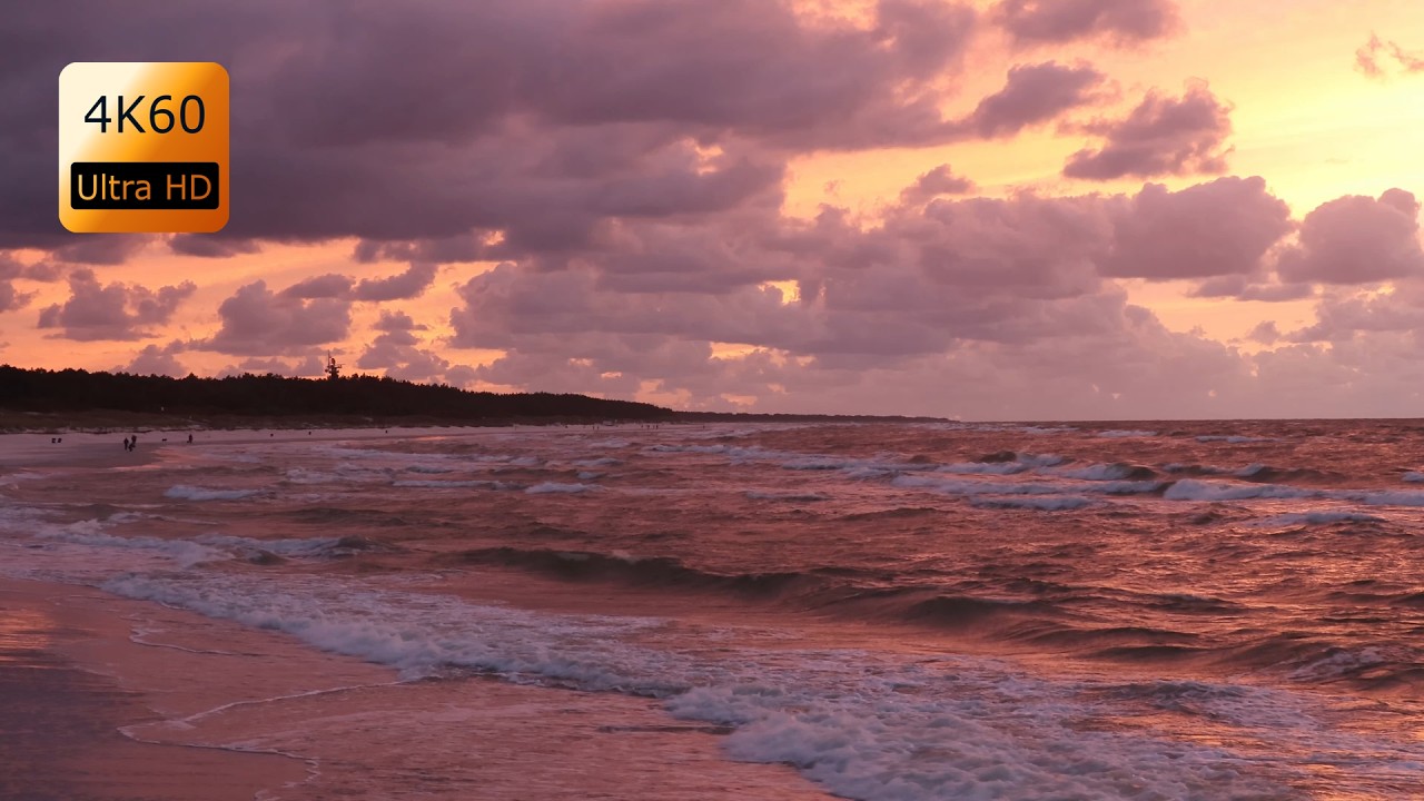 Endless Sunset – 1h of Peaceful Ocean Sounds 4K60