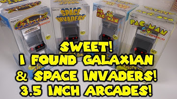 3.5 Inch Tiny Arcades! Galaxian & Space Invaders - Fully Functional Mini Arcades!