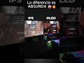 Hoy conocí la envidia 😳🔥 #shorts #oled #gaming #monitores #tecnologia #comparativa #viral