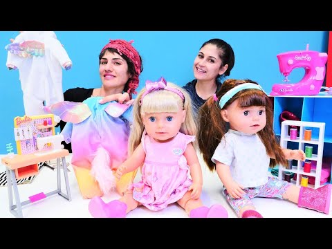 Baby Born oyuncak bebek bakma oyunları. Ayşe Gül ve Ece ile özel videolar!